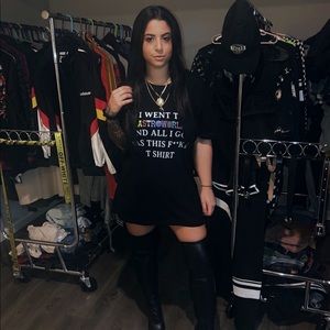 ASTROWORLD T SHIRT DRESS